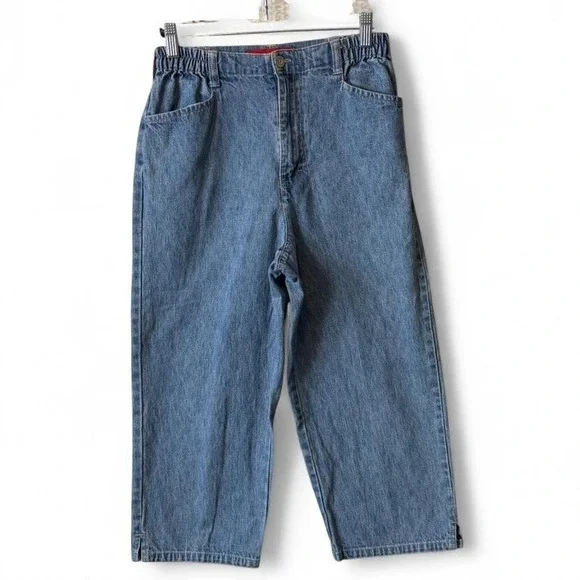 Vintage 90s Gloria Vanderbilt Cropped Jeans, Women's Size 4P - Picture 2 of 10